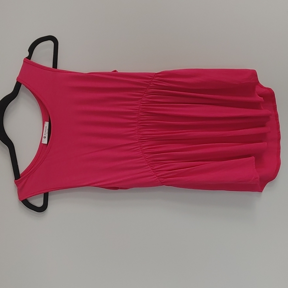 Baby doll pink top flares